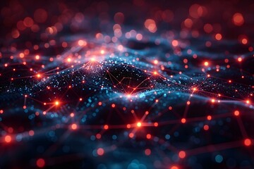 Fototapeta premium Connection technologies background