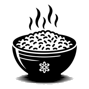 recommend clip art: Rice bowl icon.