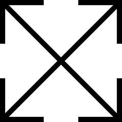 Full screen vector icon. Full screen and exit full screen icon. Scalability arrow mark icons in flat style for web, UI or mobile app. Vector illustration.