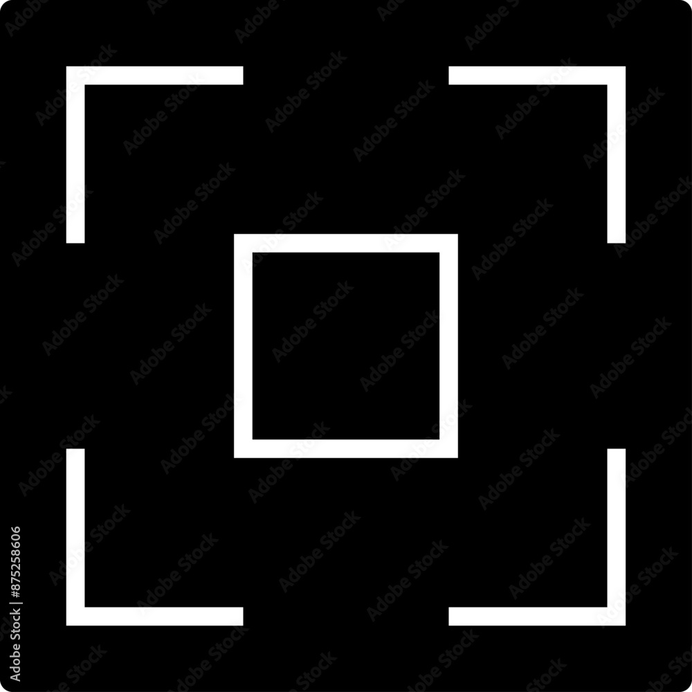 Poster full screen vector icon. full screen and exit full screen icon. scalability arrow mark icons in flat