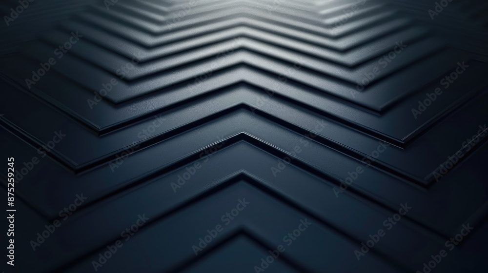 Aufkleber abstract dark surface with zigzag lines pattern overlay