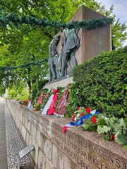 The beautiful war monument in Fredericia