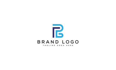 letter PB logo design vector template design for brand.