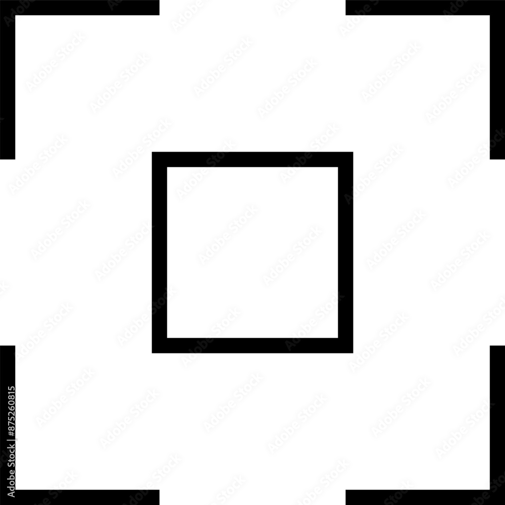 Poster full screen vector icon. full screen and exit full screen icon. scalability arrow mark icons in flat