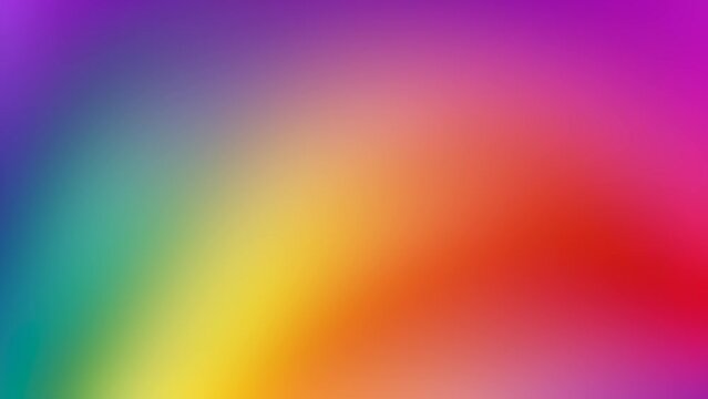 Moving abstract blurred rainbow color background