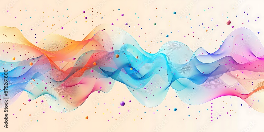 Poster the design includes bold outlines, flat colors, simple shapes, a large triangle shape at one end and