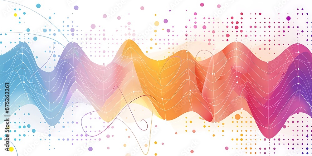 Poster the design includes bold outlines, flat colors, simple shapes, a large triangle shape at one end and