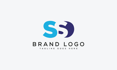 letter SS logo design vector template design for brand.
