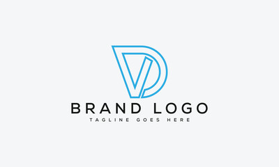 letter VD logo design vector template design for brand.