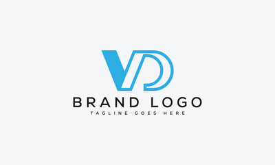 letter VD logo design vector template design for brand.