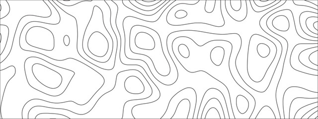 Abstract Topography map pattern, Geographic curved with seamless textrue, vintage waves.Topographic map background with geographic line map with elevation assignments.