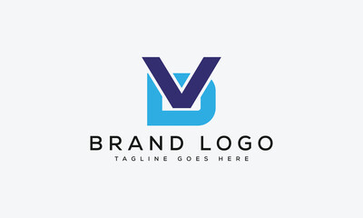 letter VD logo design vector template design for brand.