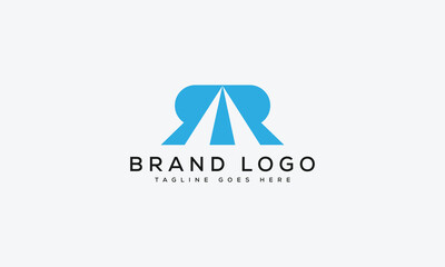 letter RR logo design vector template design for brand.