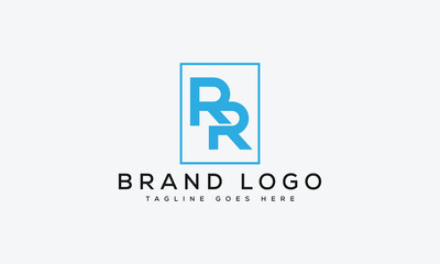 letter RR logo design vector template design for brand.