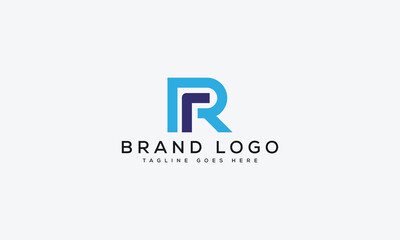letter RR logo design vector template design for brand.