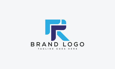 letter RR logo design vector template design for brand.