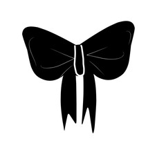 Ribbon silhouette