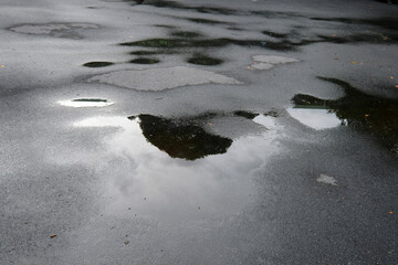 water flowing into the water