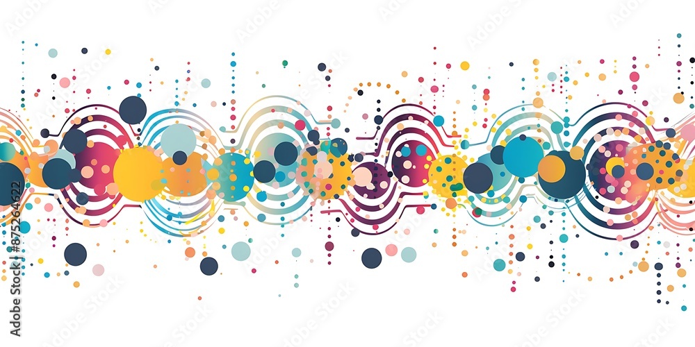Poster the design includes bold outlines, flat colors, simple shapes, a large triangle shape at one end and