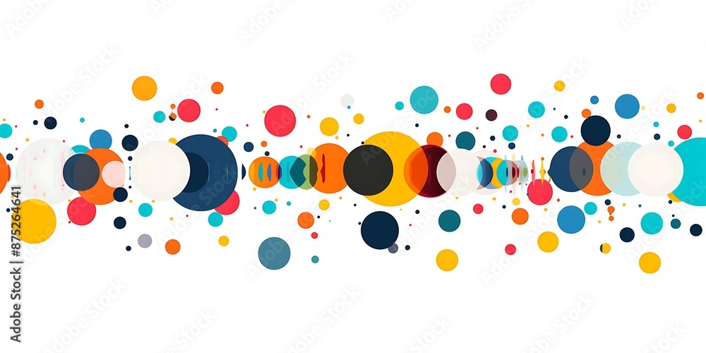 Poster the design includes bold outlines, flat colors, simple shapes, a large triangle shape at one end and