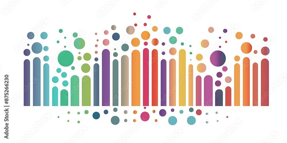 Poster the design includes bold outlines, flat colors, simple shapes, a large triangle shape at one end and