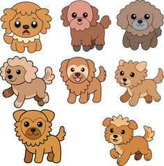 Whoodle design animal vector design