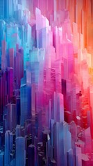 Quartz Material Structure Background - Generative AI