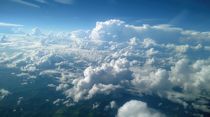 Fototapeta premium Beautiful View of the Sky with Elegance
