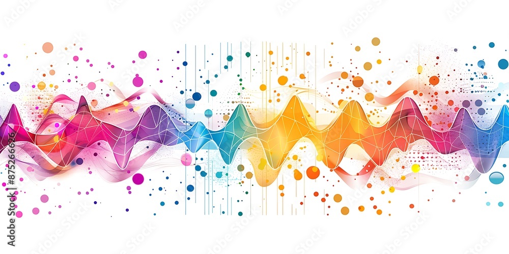 Poster the design includes bold outlines, flat colors, simple shapes, a large triangle shape at one end and
