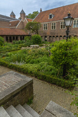 Pandhof Sinte Marie, the inner city garden with cloister Utrecht