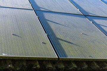 Dirty solar panels