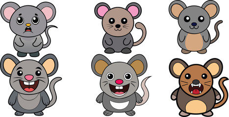 Woodrat animal vector design , animal vector design
