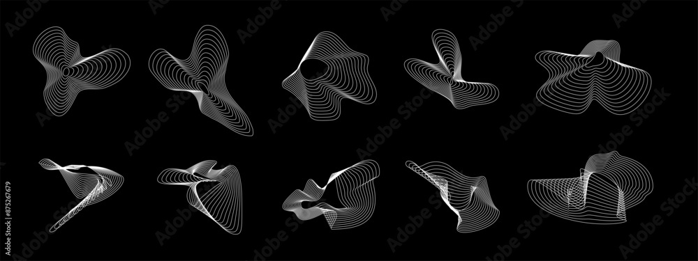 Poster arrow circle set isolated. circular rotation loading elements, redo process, rotate arrow and spinni