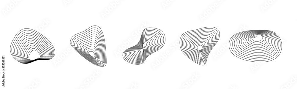Poster arrow circle set isolated png. circular rotation loading elements, redo process, rotate arrow and sp