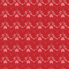 My Funny Valentine Seamless Vector Pattern Design