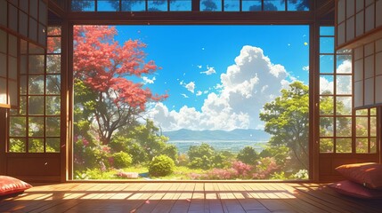 Fototapeta premium Scenery of Japanese summer festivals