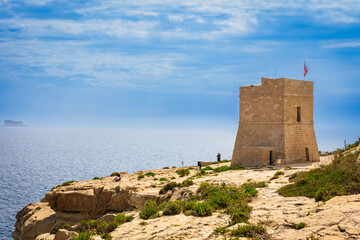 Guardian Tower Overlooking Maltese Coast