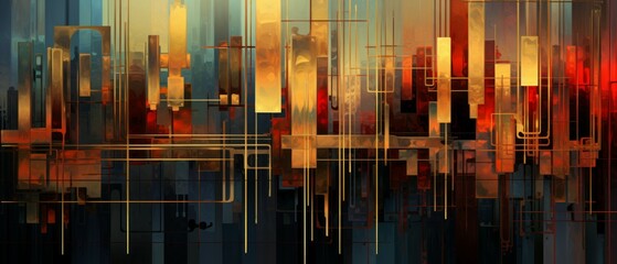 Brass Material Structure Background - Generative AI