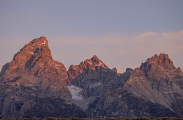 Scenic Autumn Landscape in Grand Teton National Park Wyoming