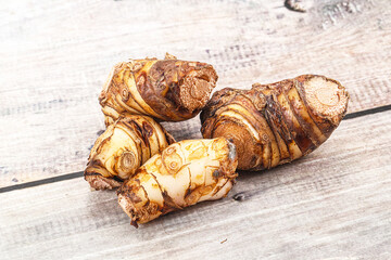 Natural organic raw ginger root