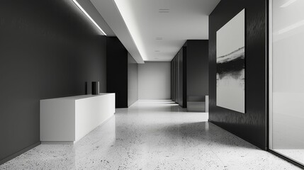 Minimalist winners plaque with clean lines and modern aesthetics, Contemporary, High contrast, Digital photography
