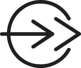 Arrow icon illustration