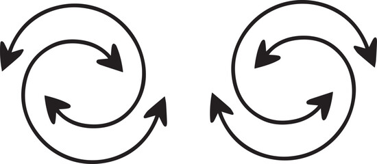 Arrow icon illustration