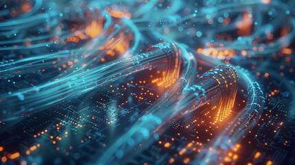 Fiber optics cable infrastructure, 