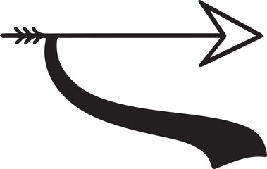 Arrow icon illustration