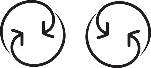 Arrow icon illustration