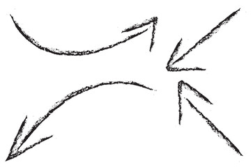 Marker scribble elements collection. Hand drawn strokes, underlines, wave brush marks .Vector set isolated on white background.