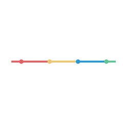 Colorful Timeline Graph