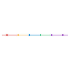 Colorful Timeline Graph