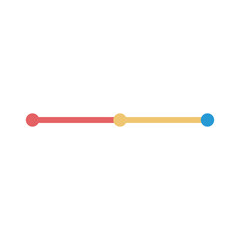 Colorful Timeline Graph